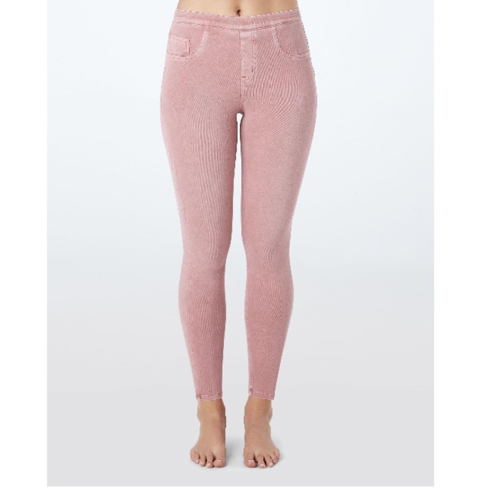 Spanx Jean-ish Ankle Leggings - Rose Blush